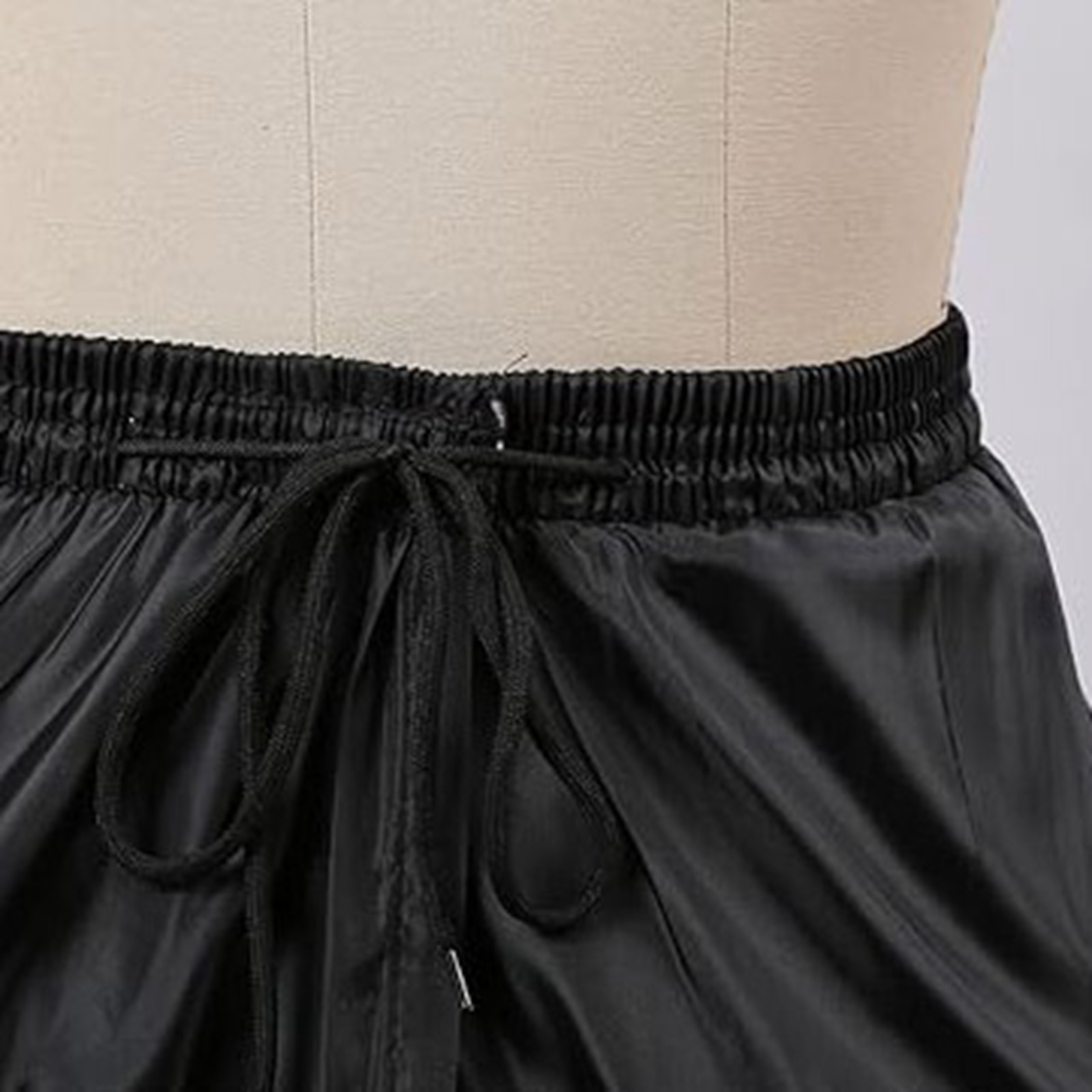 thumbnail image 5 of Enagua de novia sin tirantes con corte en A para mujer - Vestido con enagua de poliéster, talla única para cinturas de 61-89 cm, ropa para eventos formales, 5 of 6